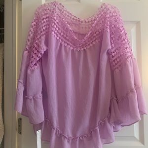 Stylish purple blouse